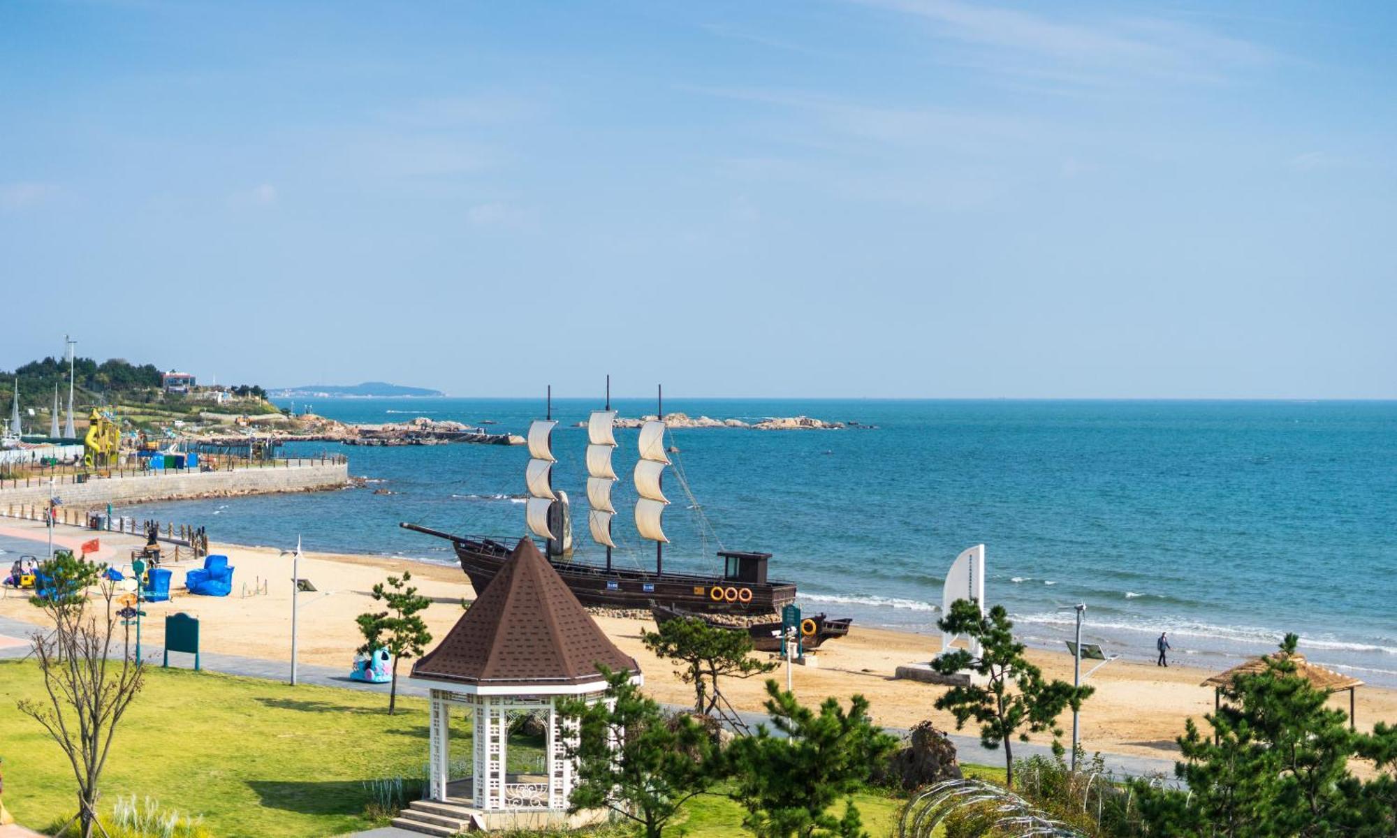 Tsingtao Time Resport Hotel Qingdao Buitenkant foto